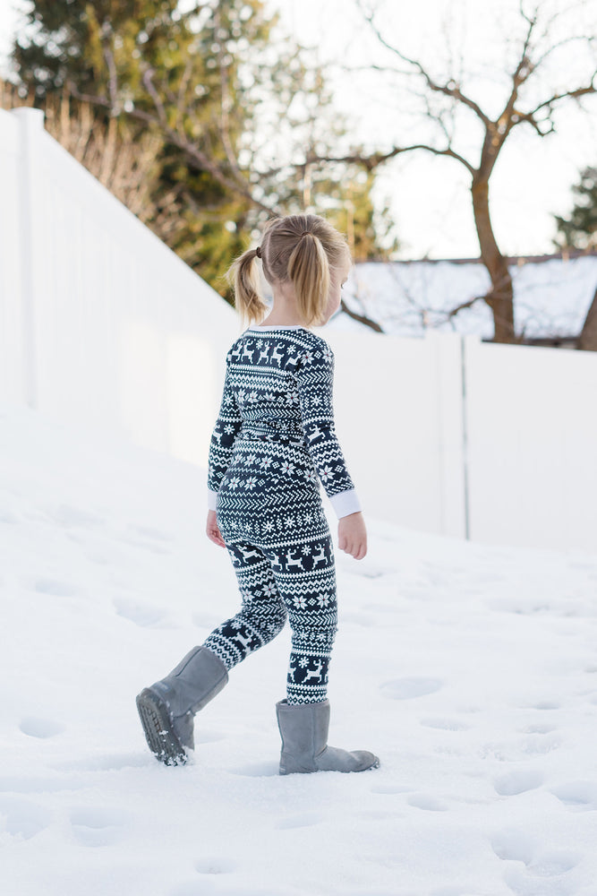 
                  
                    Organic Holiday Kids' PJ & Cap Set in Rudolph
                  
                