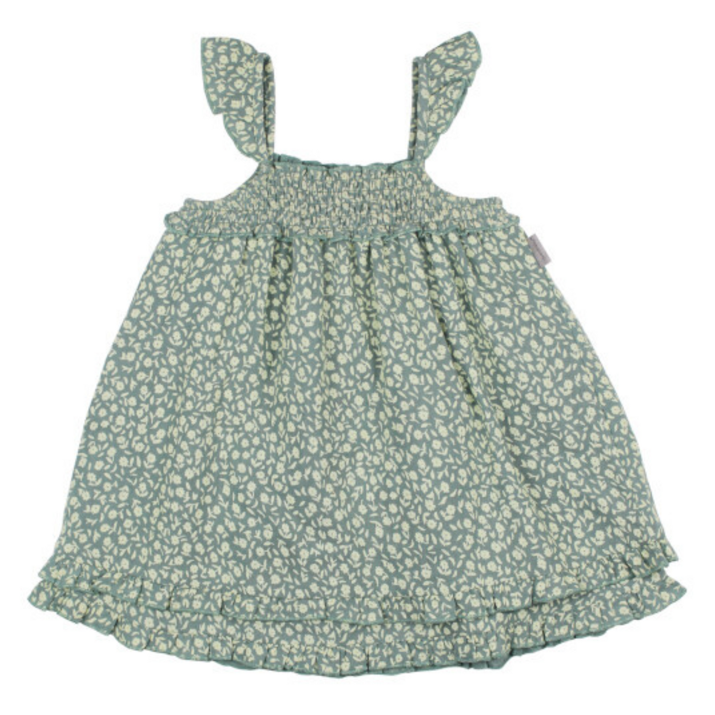 
                  
                    Kid's Printed Muslin Summer Dress in Lagoon Floral
                  
                