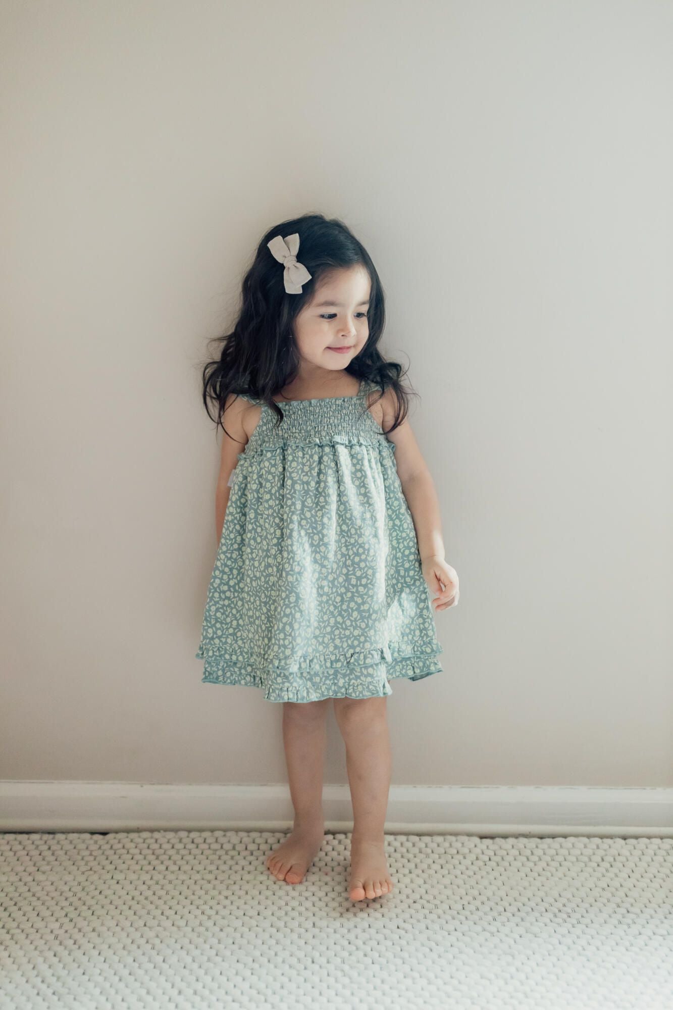 
                  
                    Printed Muslin Summer Dress in Lagoon Floral
                  
                