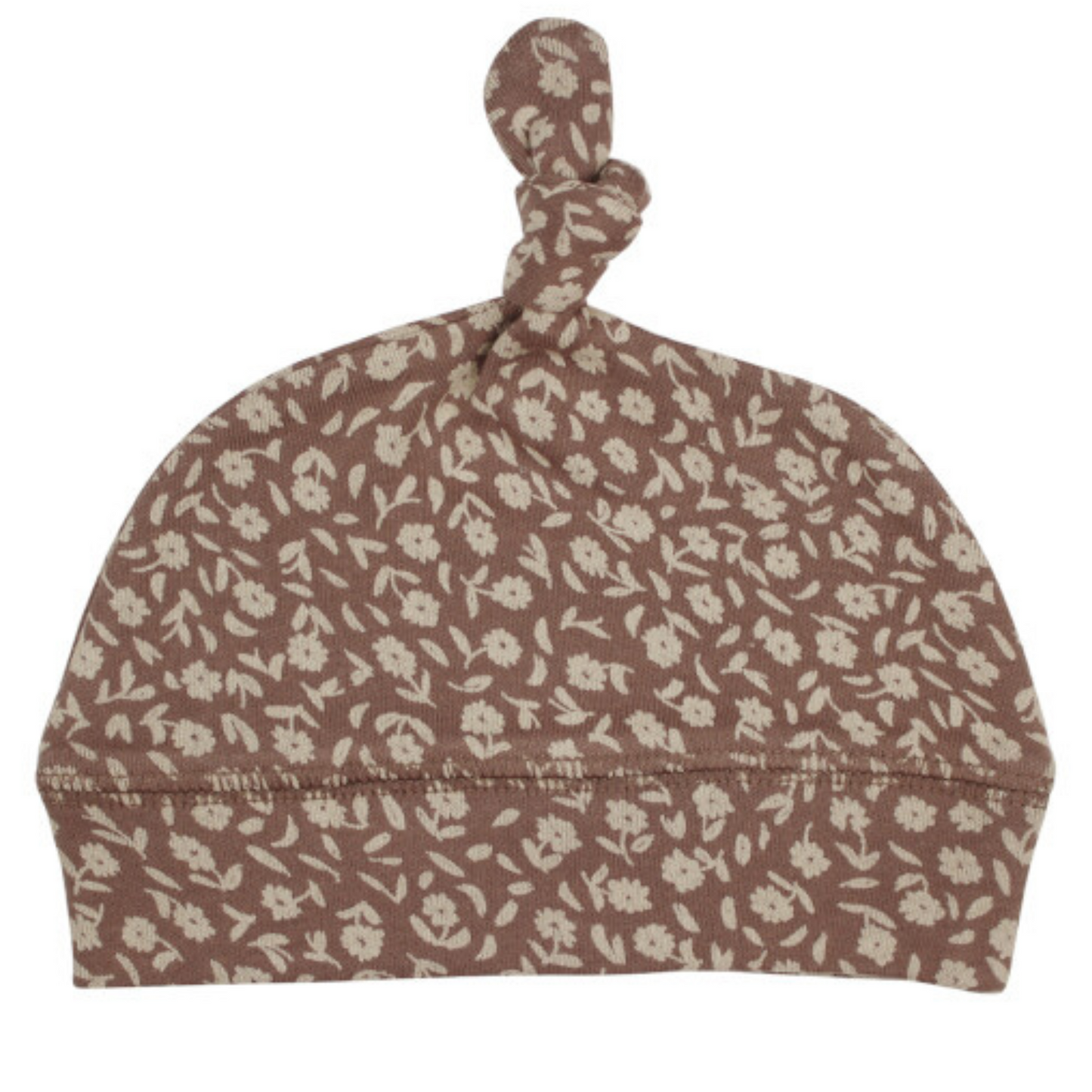 
                  
                    Printed Banded Top-Knot Hat in Latte Floral
                  
                