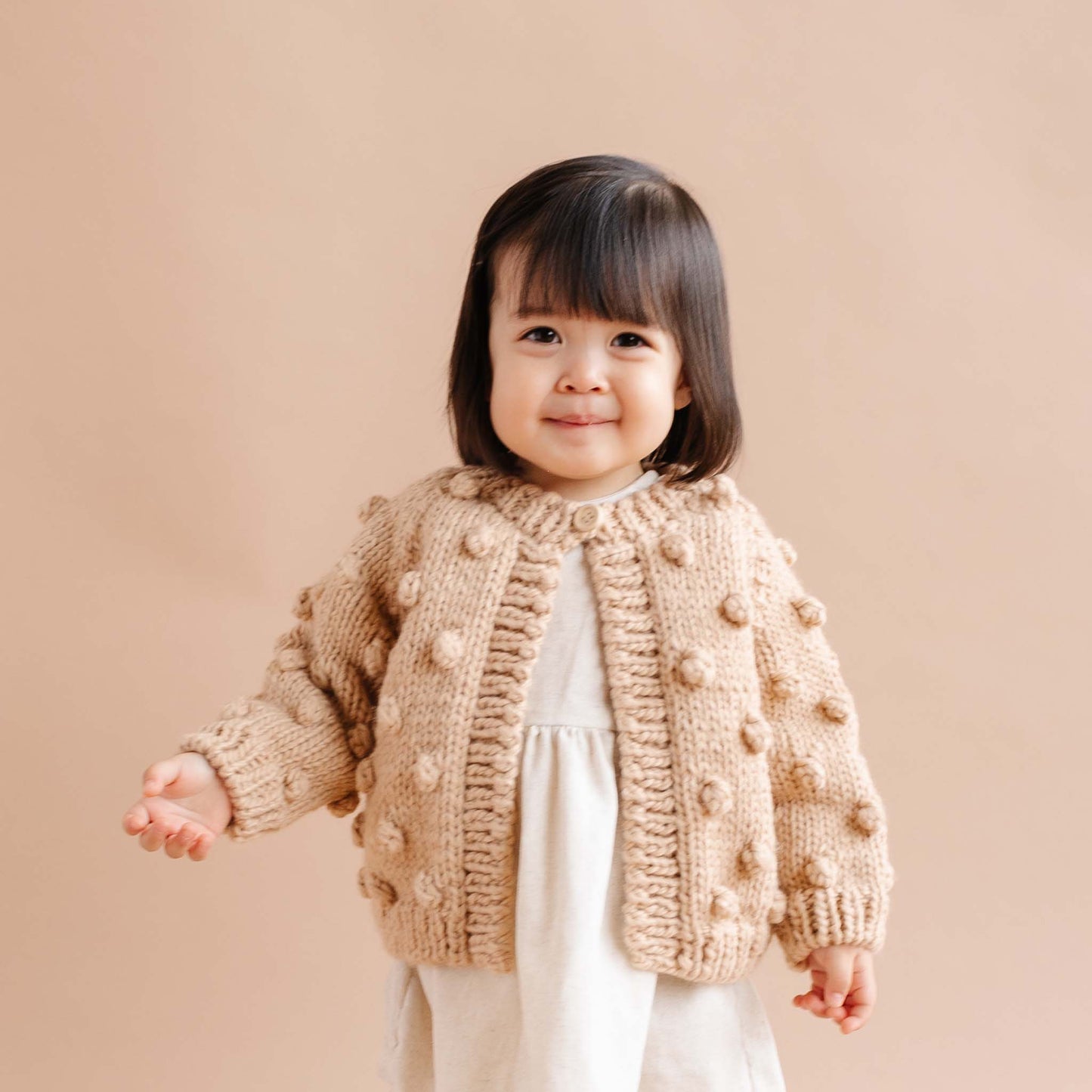 
                  
                    Latte Popcorn Cardigan
                  
                