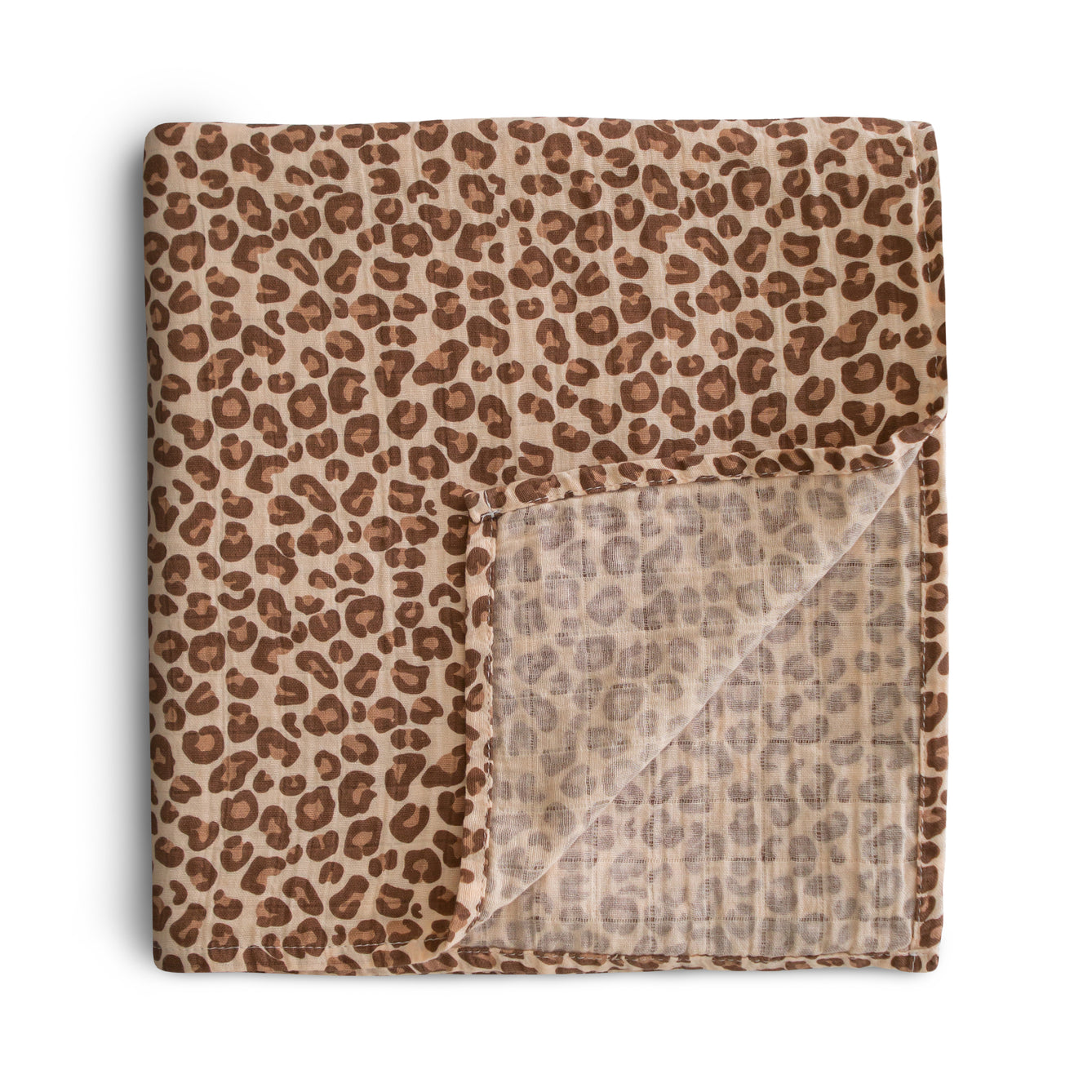 
                  
                    Muslin Swaddle Blanket Organic Cotton (Leopard)
                  
                