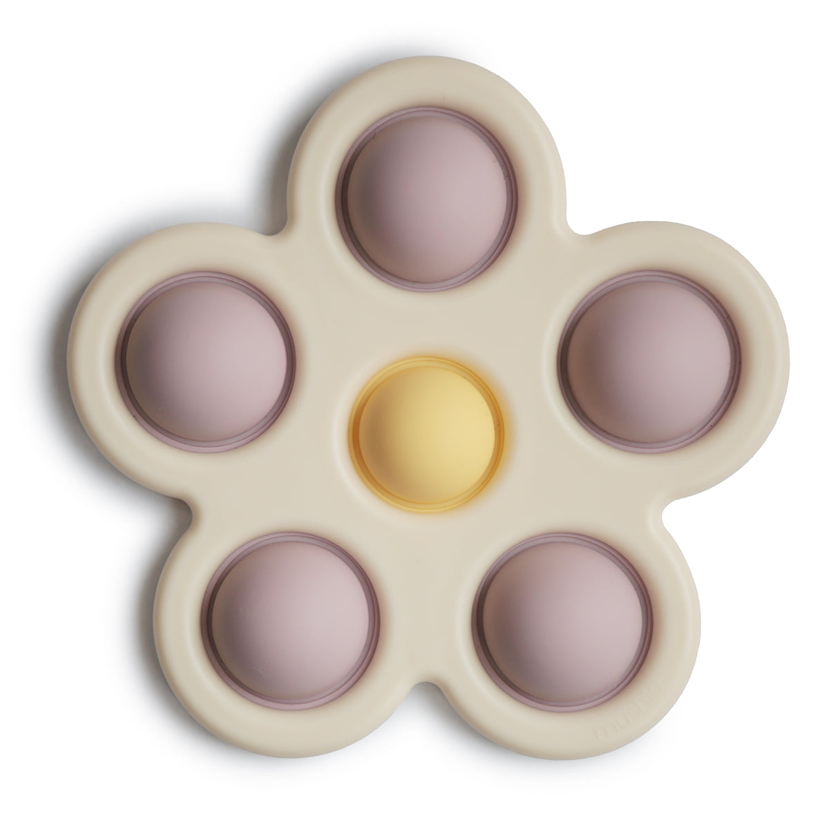
                  
                    Flower Press Baby Toy (Soft Lilac/Daffodil/Ivory)
                  
                