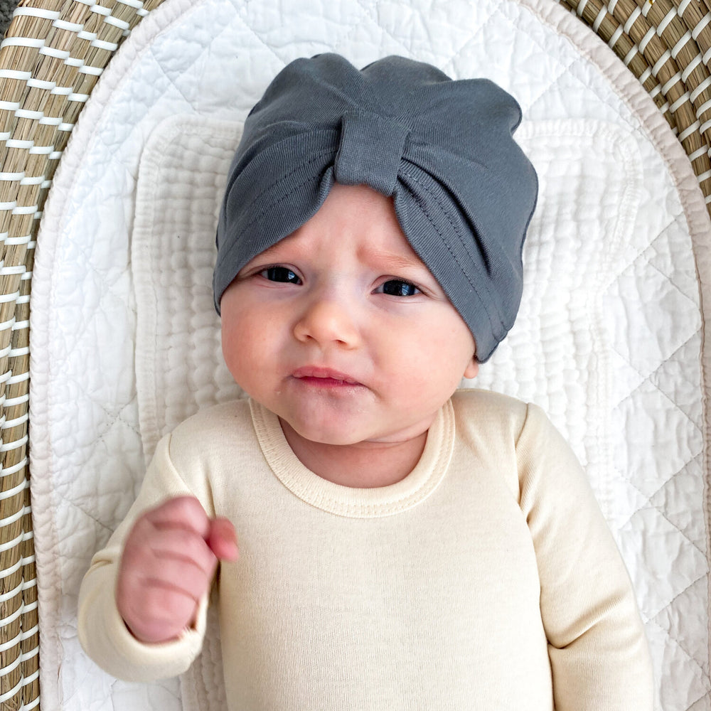 
                  
                    Knotted Turban in Moonstone
                  
                