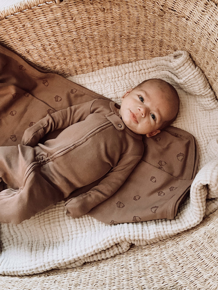 
                  
                    Latte Organic Zipper Footie
                  
                