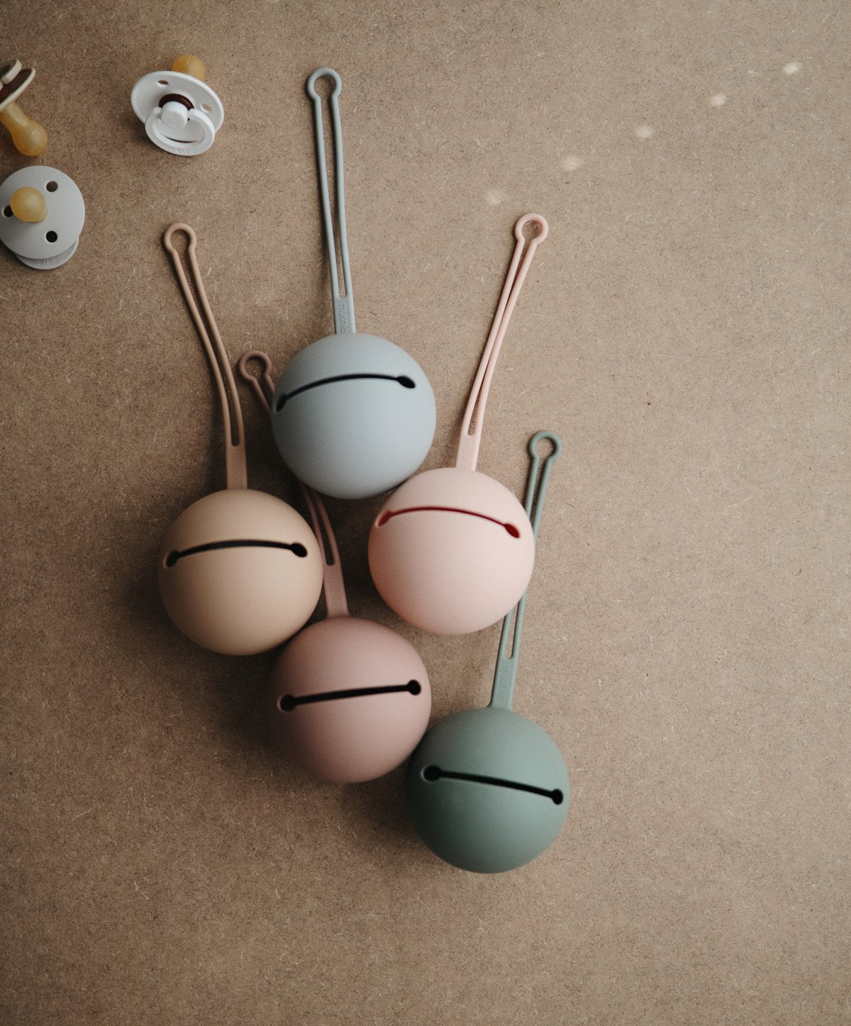 
                  
                    Silicone Pacifier Holder Case (Blush)
                  
                