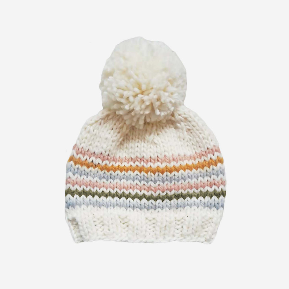 Pastel Rainbow Stripe Hat