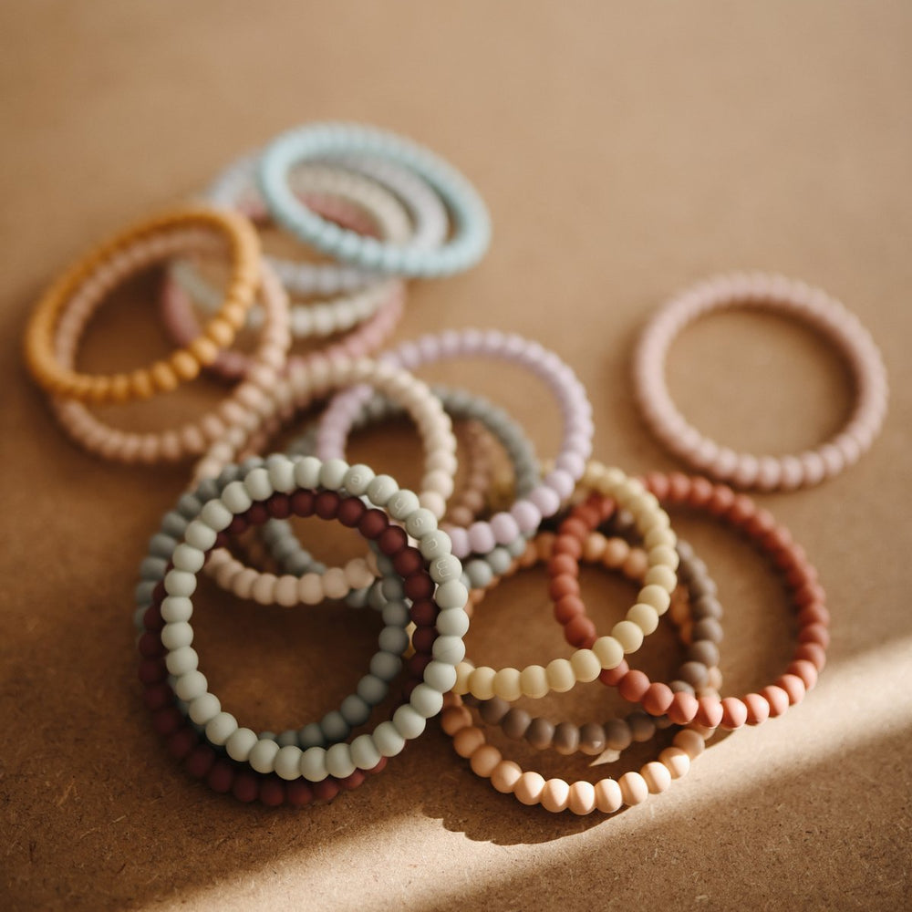 
                  
                    Pearl Teething Bracelet 3-pack (Clary Sage/Tuscany/Desert Sand)
                  
                
