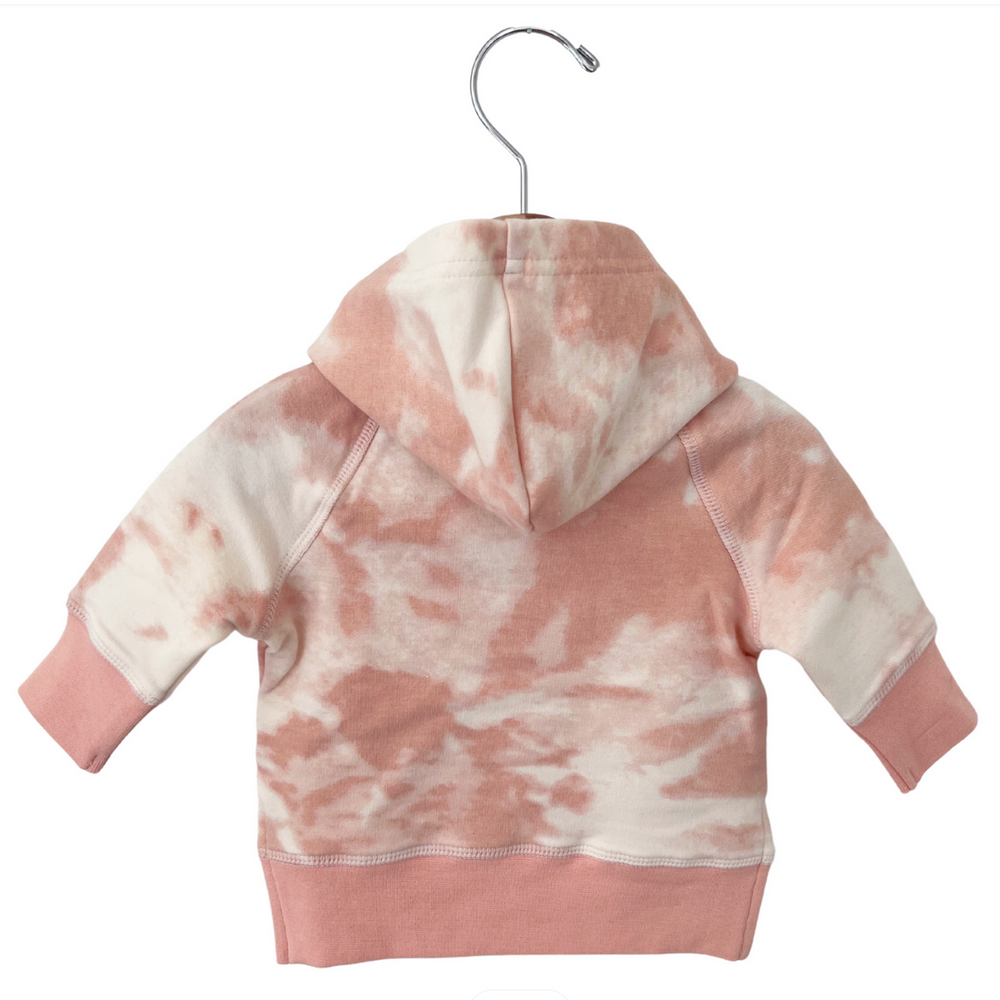 
                  
                    Pink Cloud Tie Dye French Terry Hoodie Set
                  
                