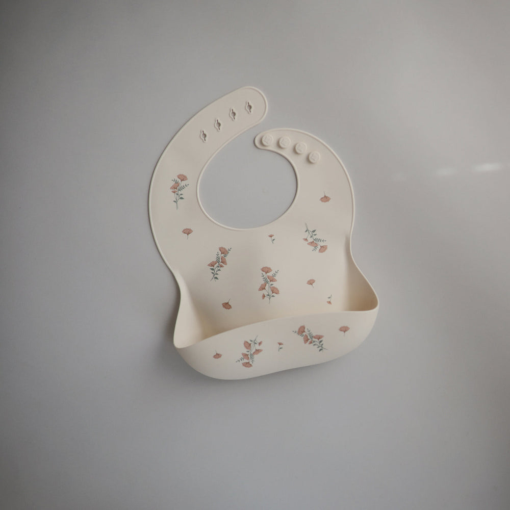 
                  
                    Silicone Baby Bib (Pink Flowers)
                  
                