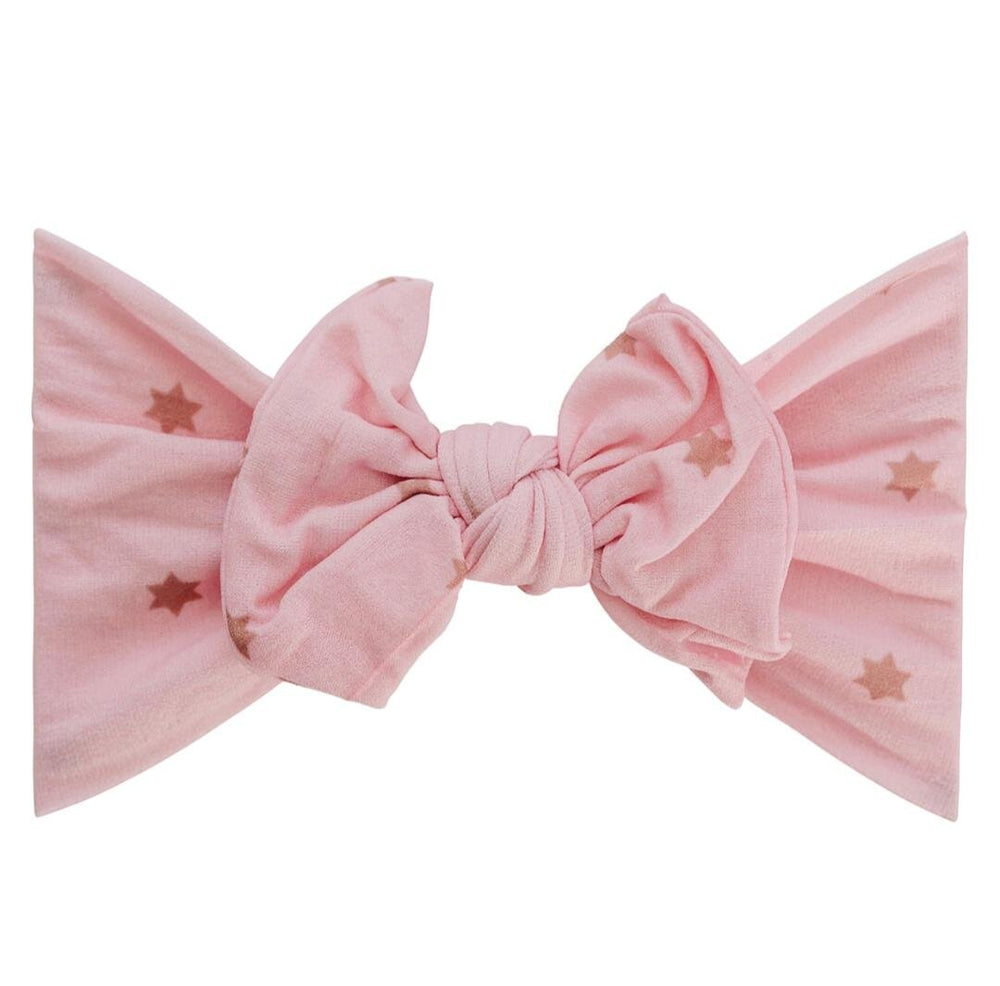 Classic Bow | Pink Stars