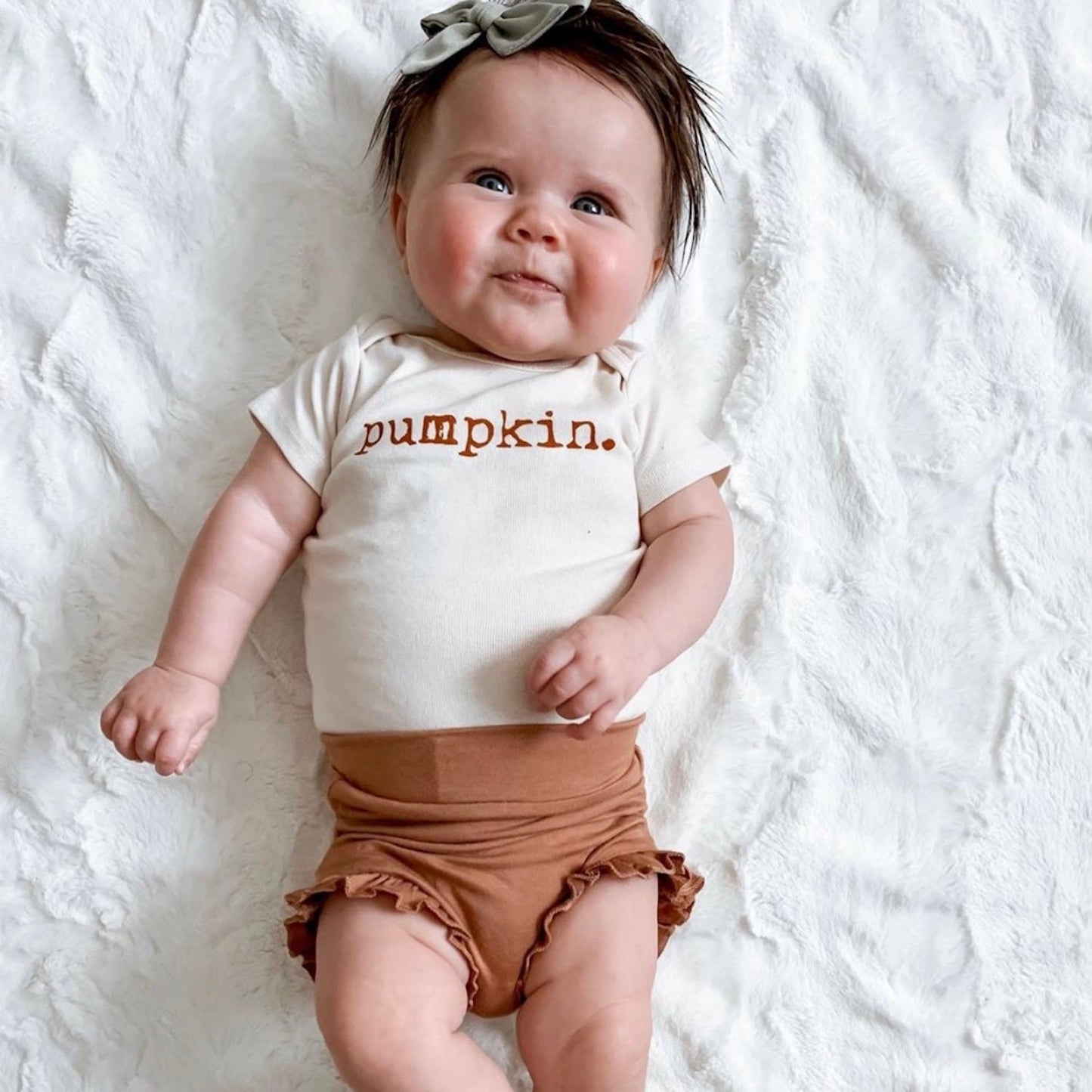 
                  
                    Pumpkin Organic Baby Bodysuit | Short Sleeve |
                  
                