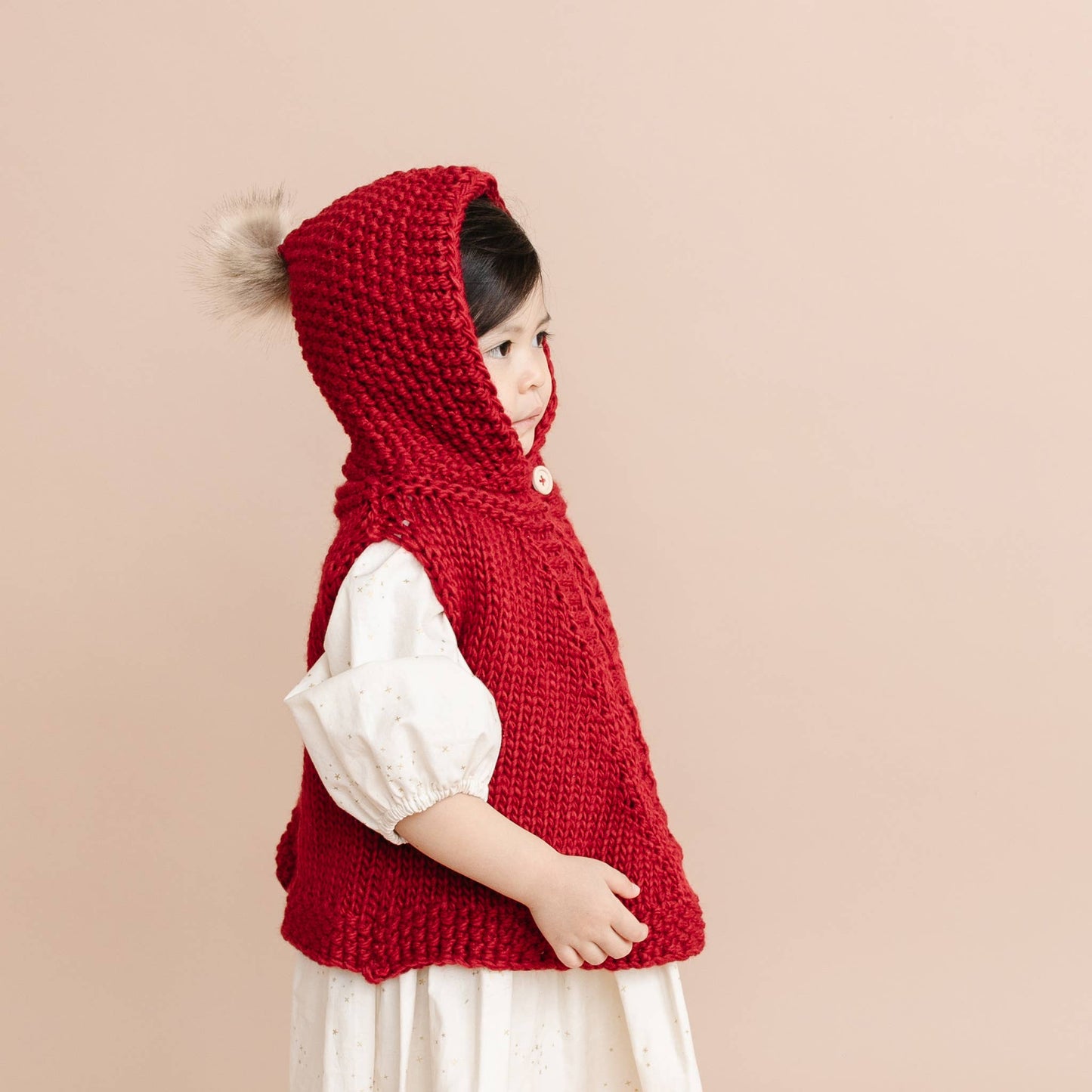 
                  
                    Red Poncho with Hood
                  
                