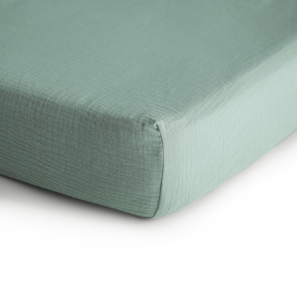 
                  
                    Extra Soft Muslin Crib Sheet (Roman Green)
                  
                