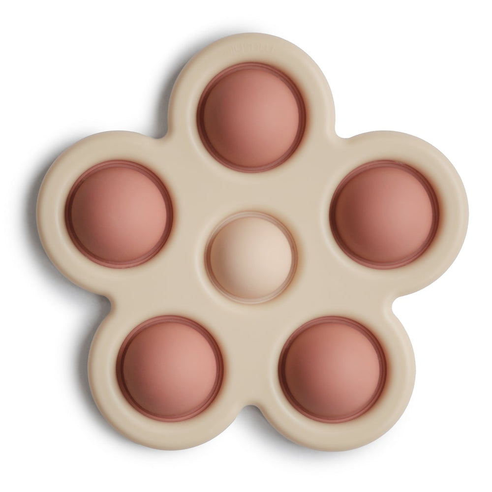 Flower Press Baby Toy (Rose/Blush/Shifting Sand)
