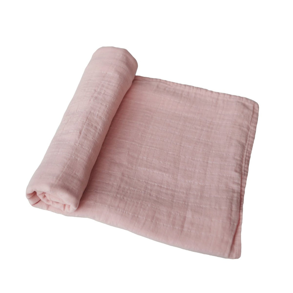 
                  
                    Muslin Swaddle Blanket Organic Cotton (Rose Vanilla)
                  
                