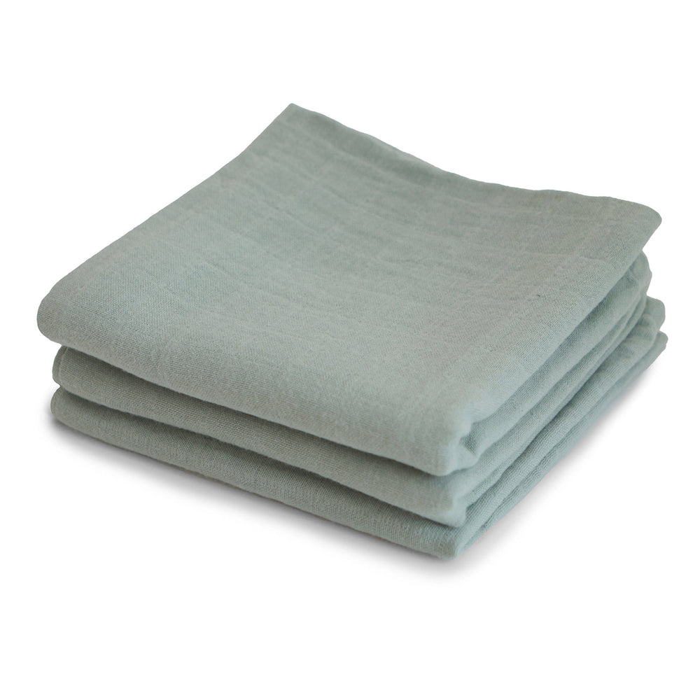 Muslin Cloths 3-Pack (Sage) by Mushi – Avery and Everett