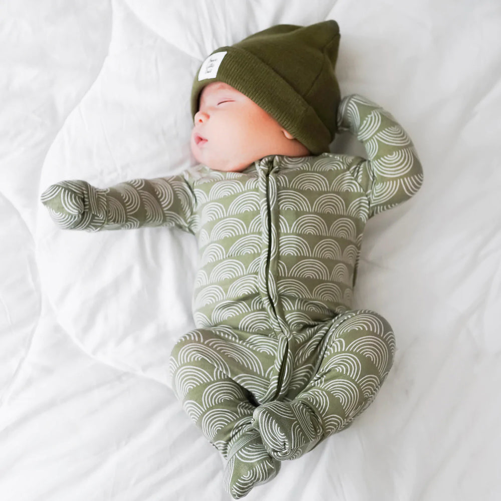 
                  
                    Sage Rainbow Zip Romper
                  
                