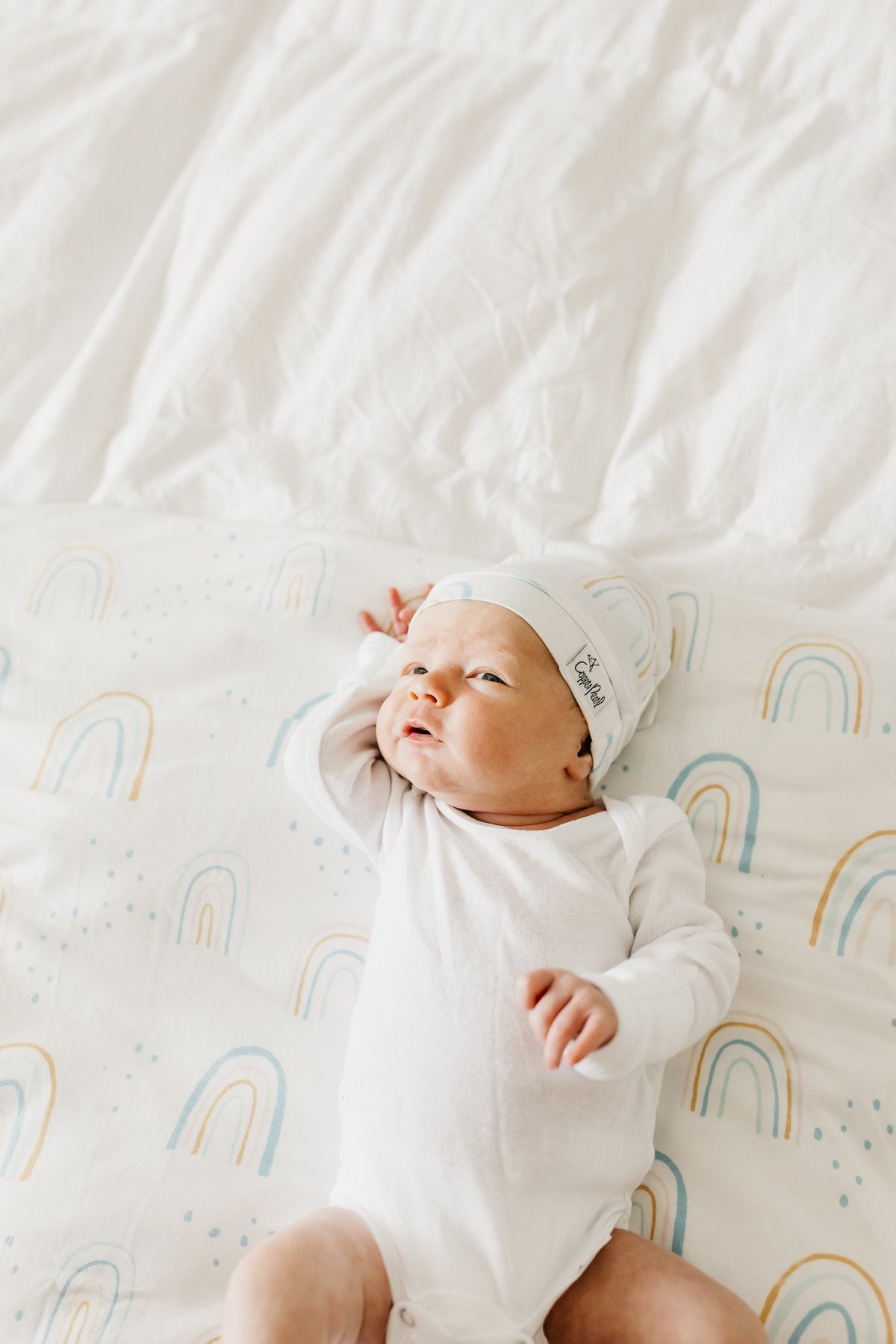 
                  
                    Skye Newborn Top Knot Hat
                  
                