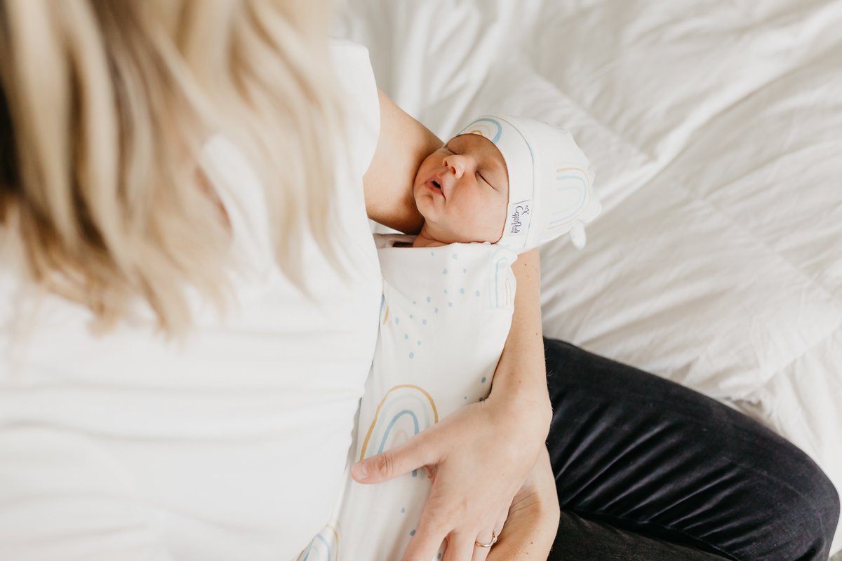 
                  
                    Skye Newborn Top Knot Hat
                  
                
