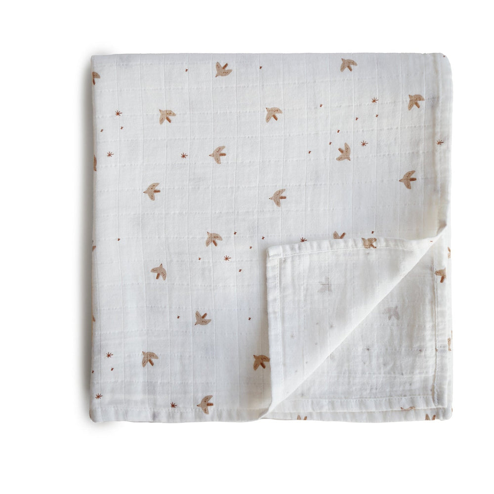 
                  
                    Muslin Swaddle Blanket Organic Cotton (Sparrow)
                  
                
