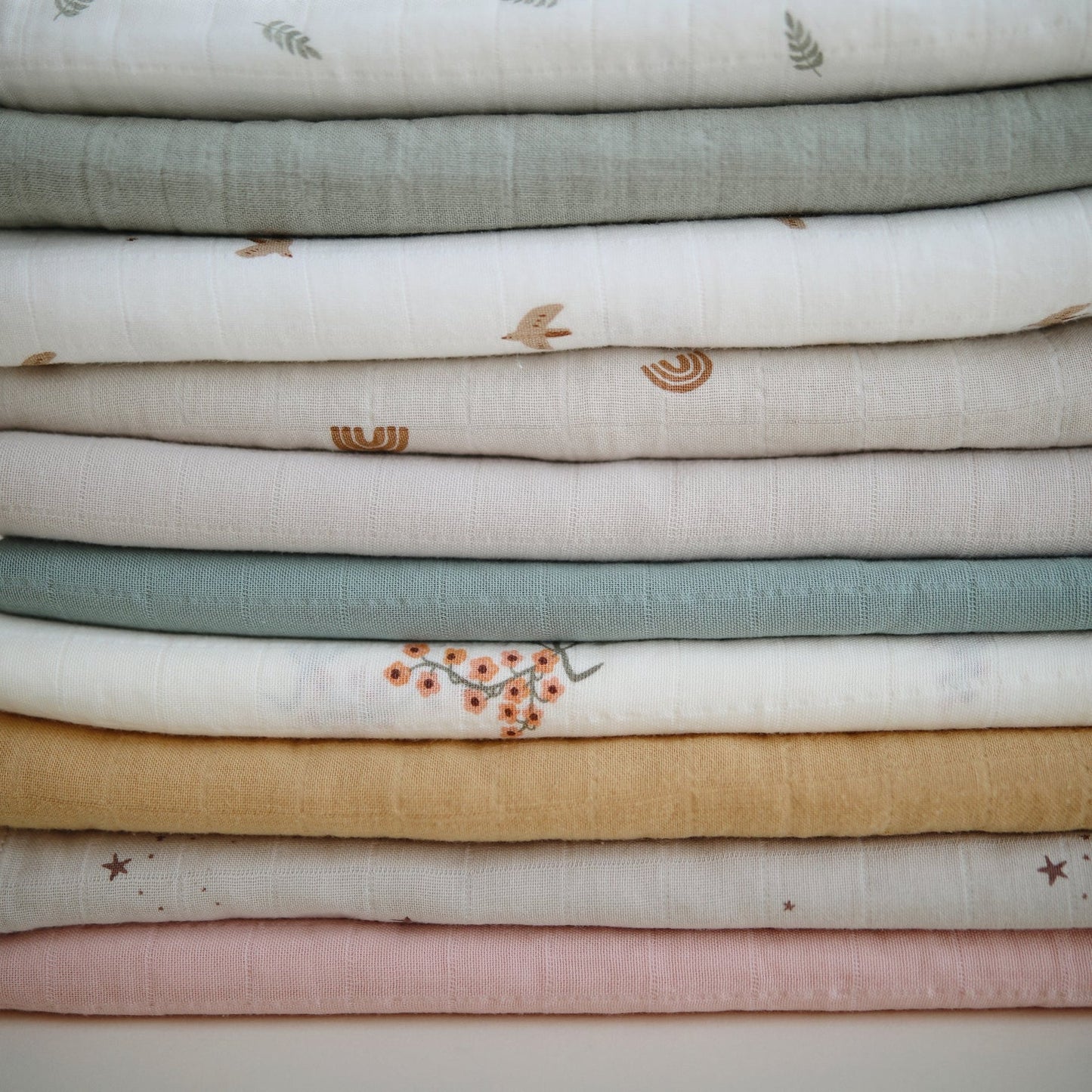 
                  
                    Muslin Swaddle Blanket Organic Cotton (Sparrow)
                  
                