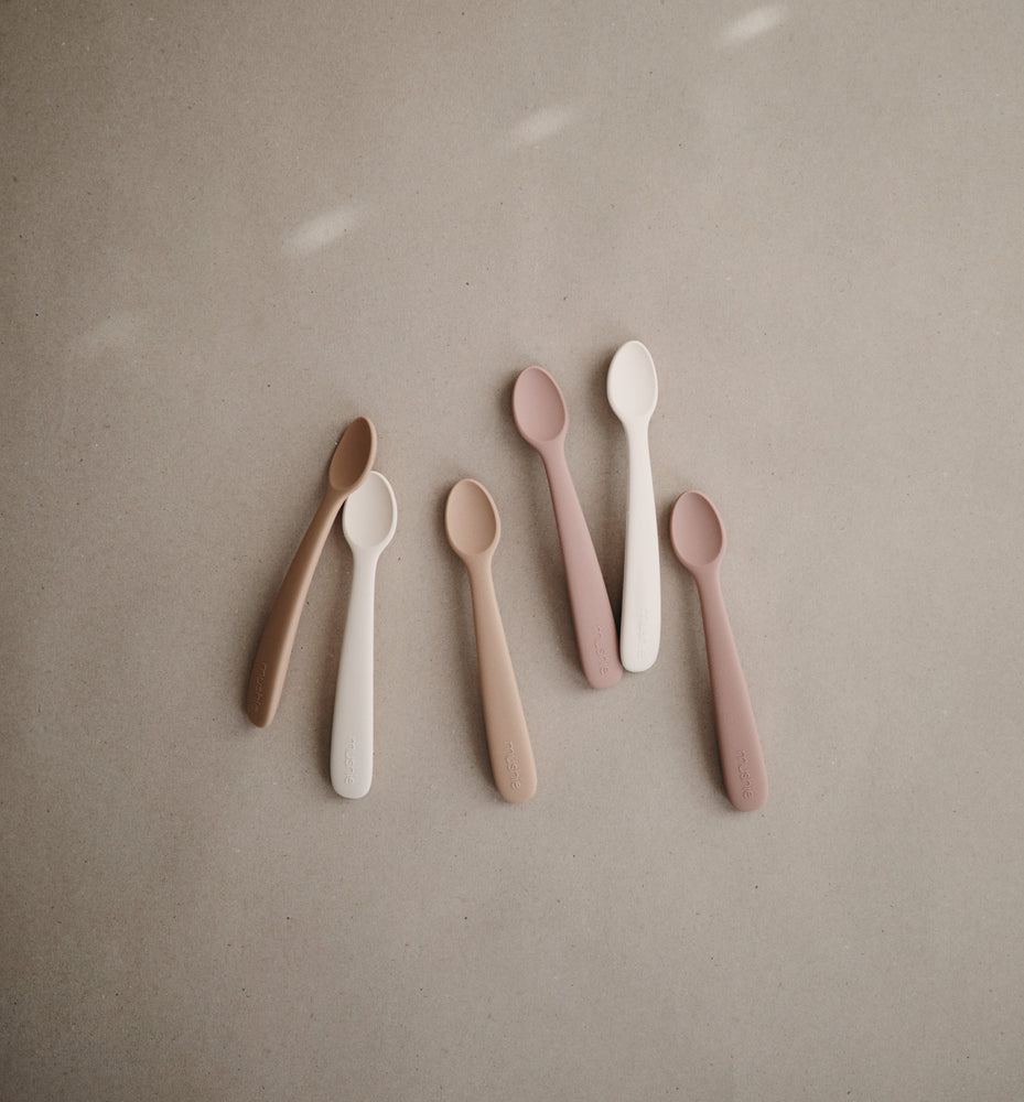 
                  
                    Silicone Feeding Spoons (Blush/Shifting Sand) 2-pack
                  
                