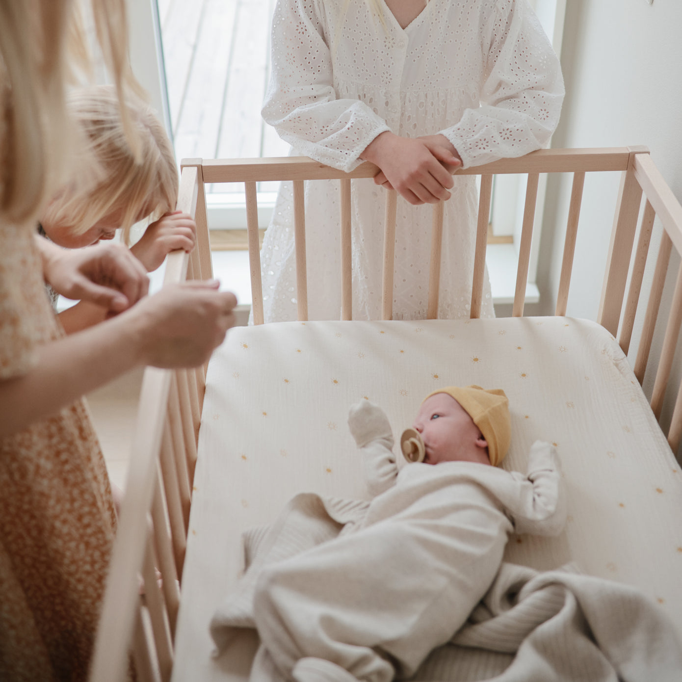 
                  
                    Mini Muslin Crib Sheet (Sun)
                  
                