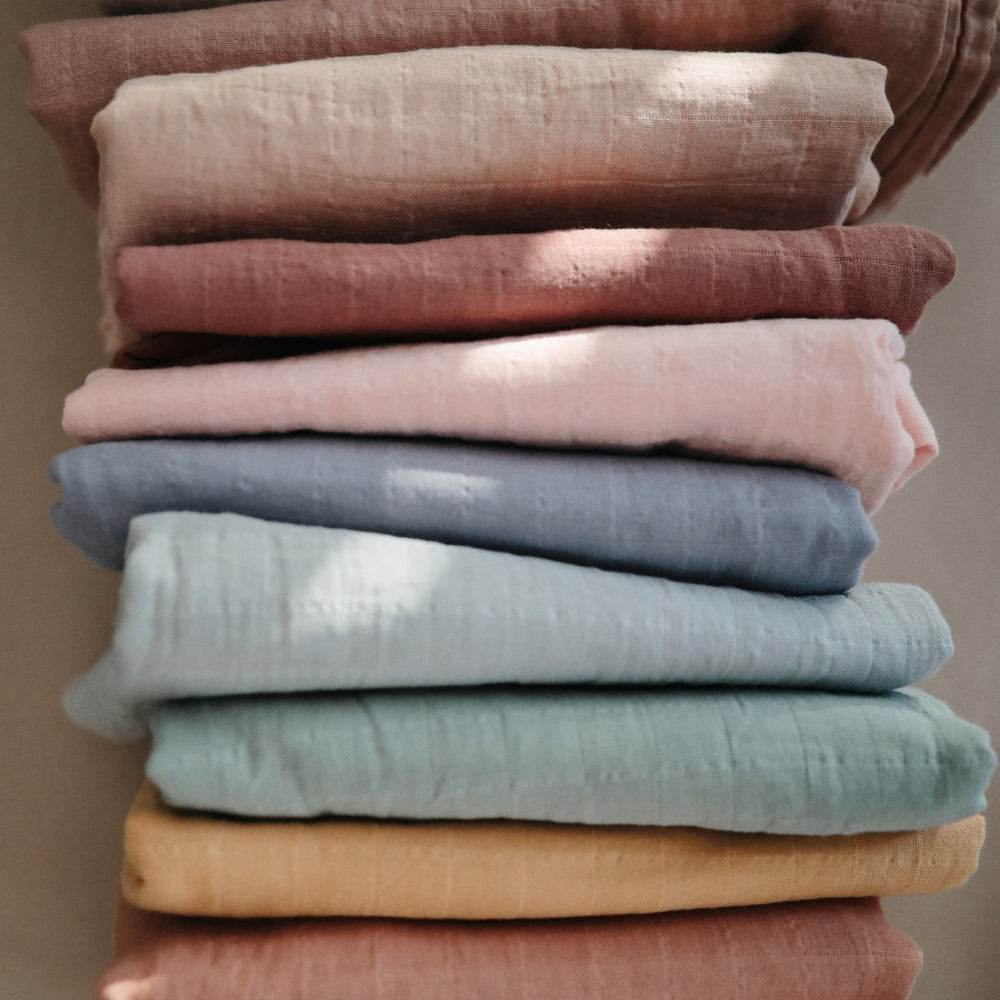 
                  
                    Muslin Swaddle Blanket Organic Cotton (Tradewinds)
                  
                