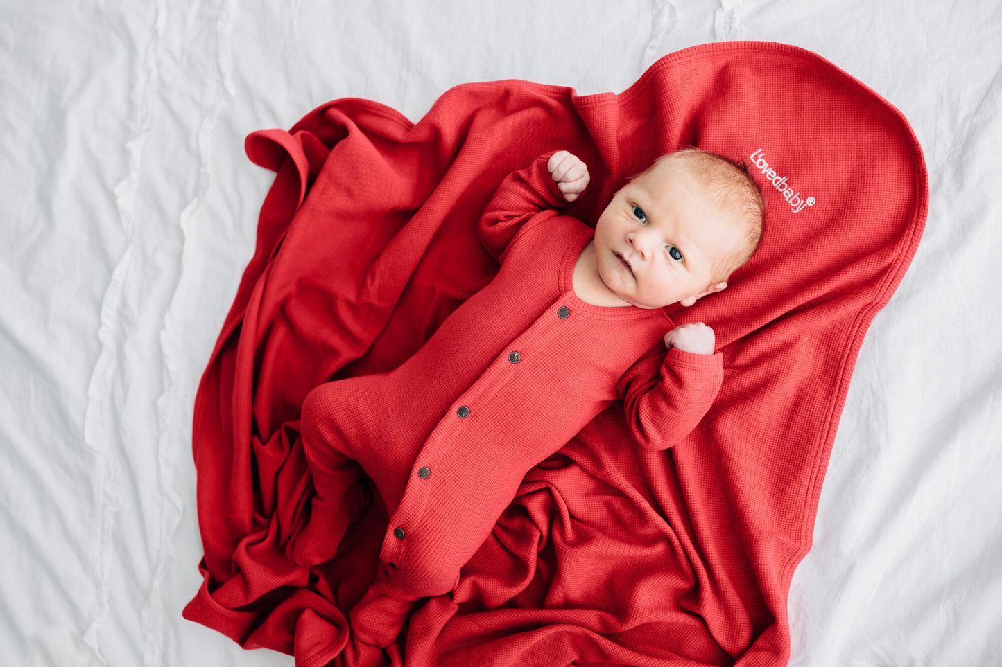 
                  
                    Organic Thermal Footie in Cherry
                  
                