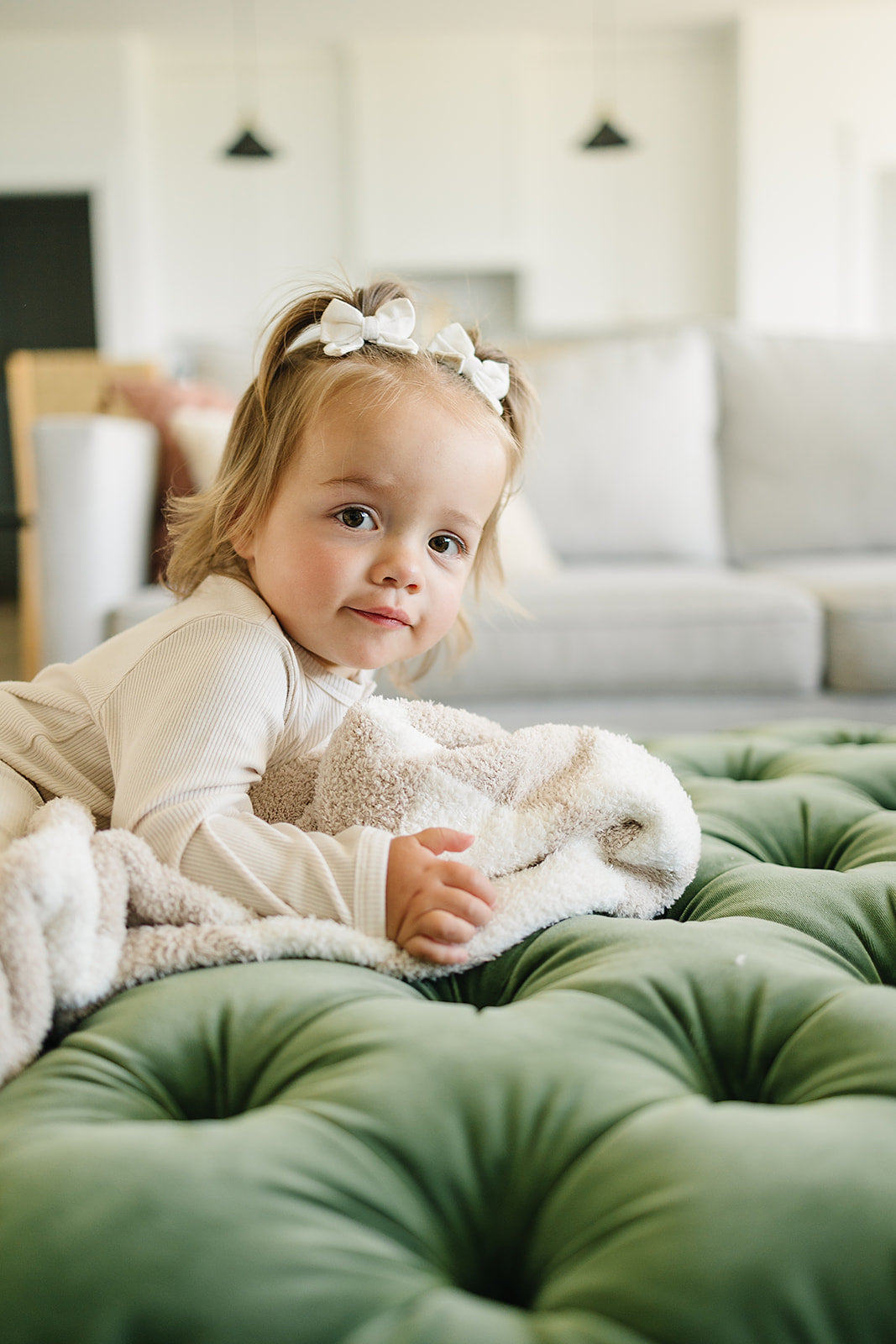 
                  
                    Taupe Checkered Plush Blanket
                  
                