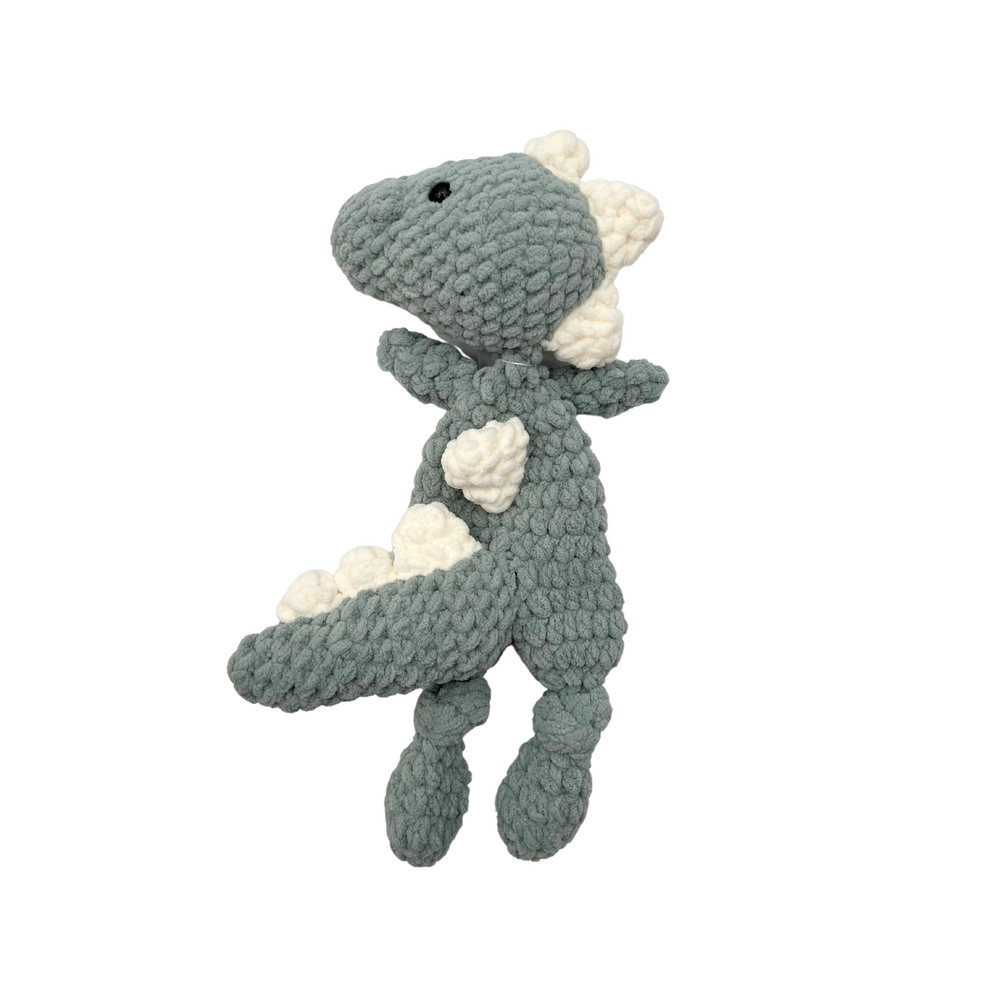 Dino Snuggler Misty Green + Whipped Cream Spikes