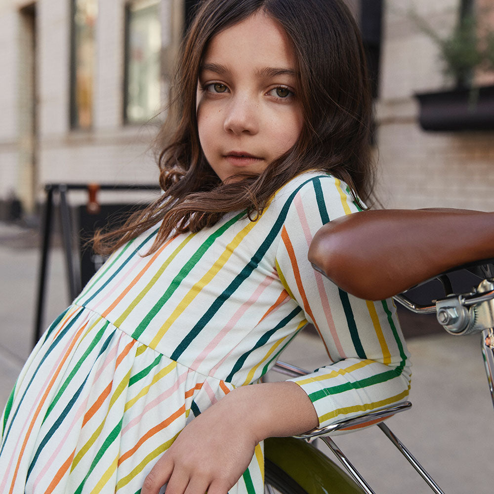 
                  
                    The Ballet Dress in Vertical Stripes
                  
                