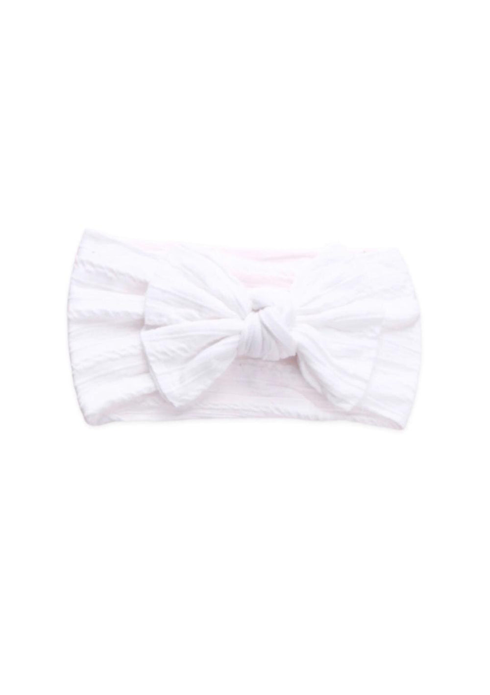 Sweater Bow | White