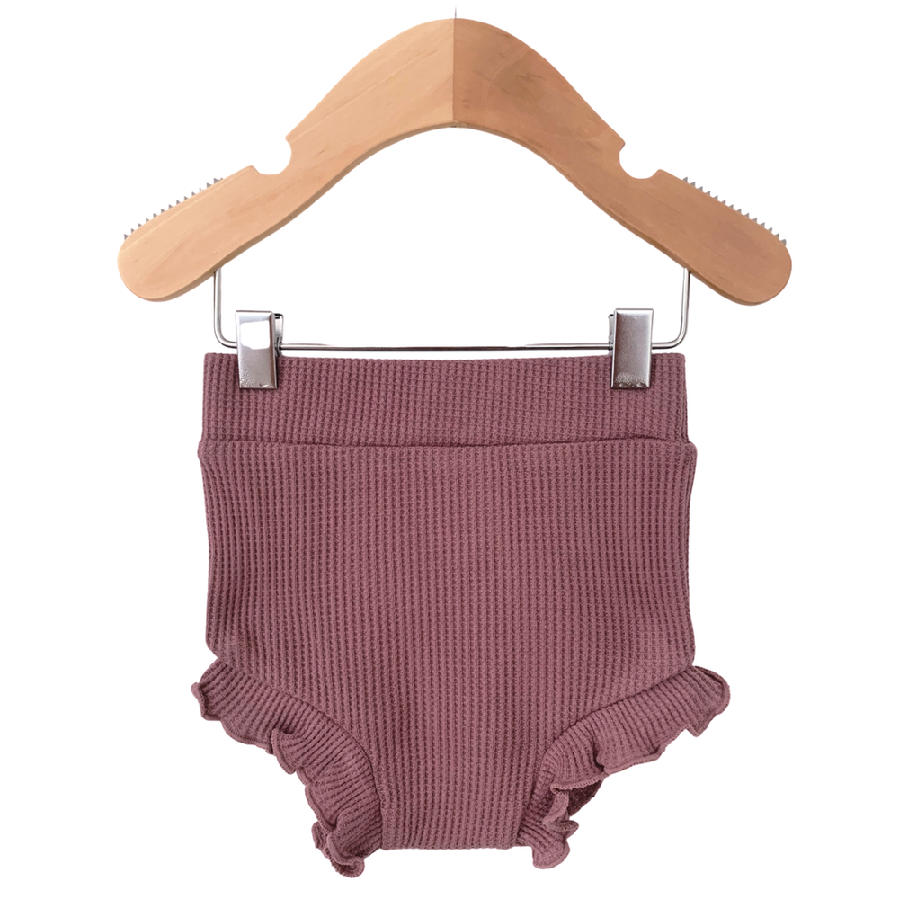 Winterberry Organic Waffle Ruffle Bloomer